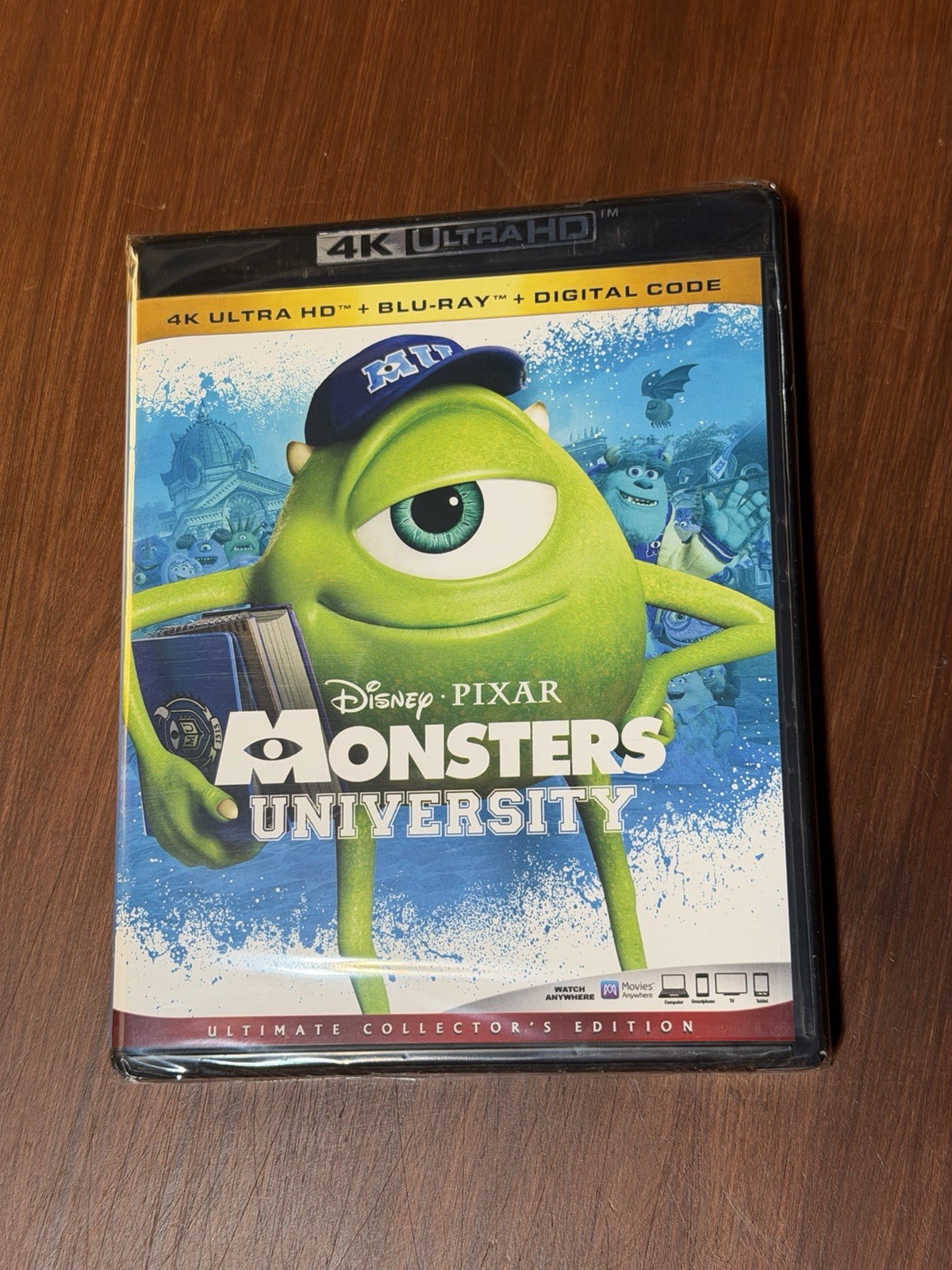 Monsters University [4K UHD + Blu-ray + Digital] New & Sealed! Disney Pixar