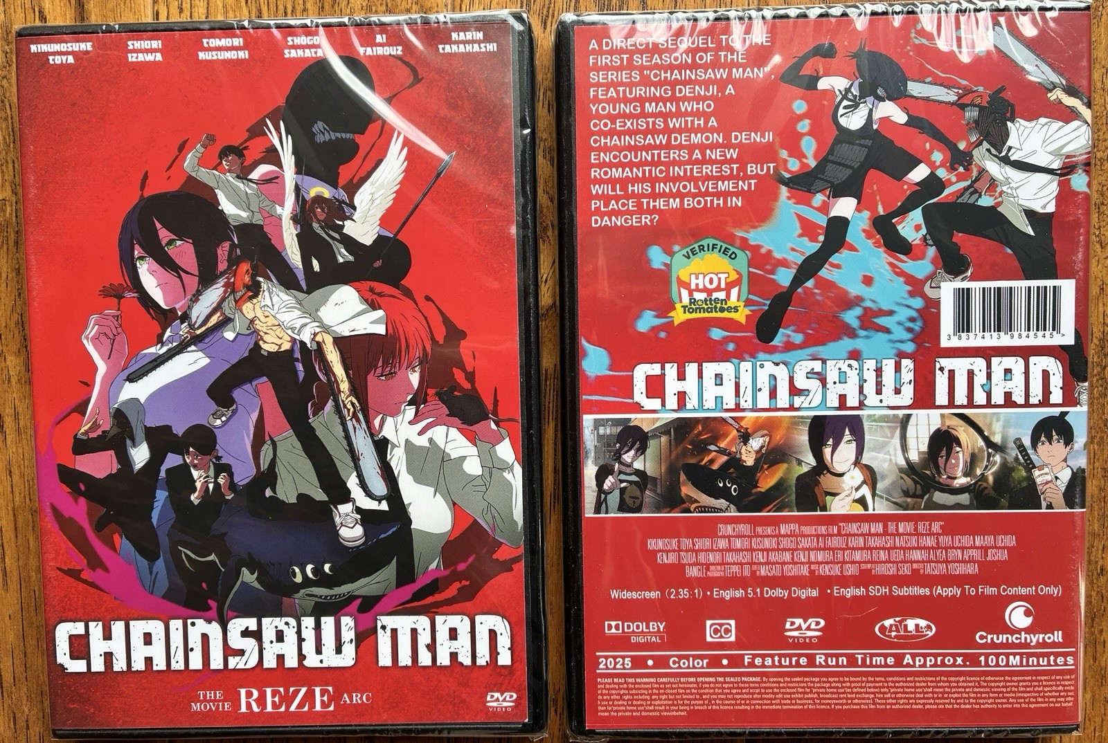 Chainsaw Man- The Movie: Reze Arc (2025) New, Sealed, DVD