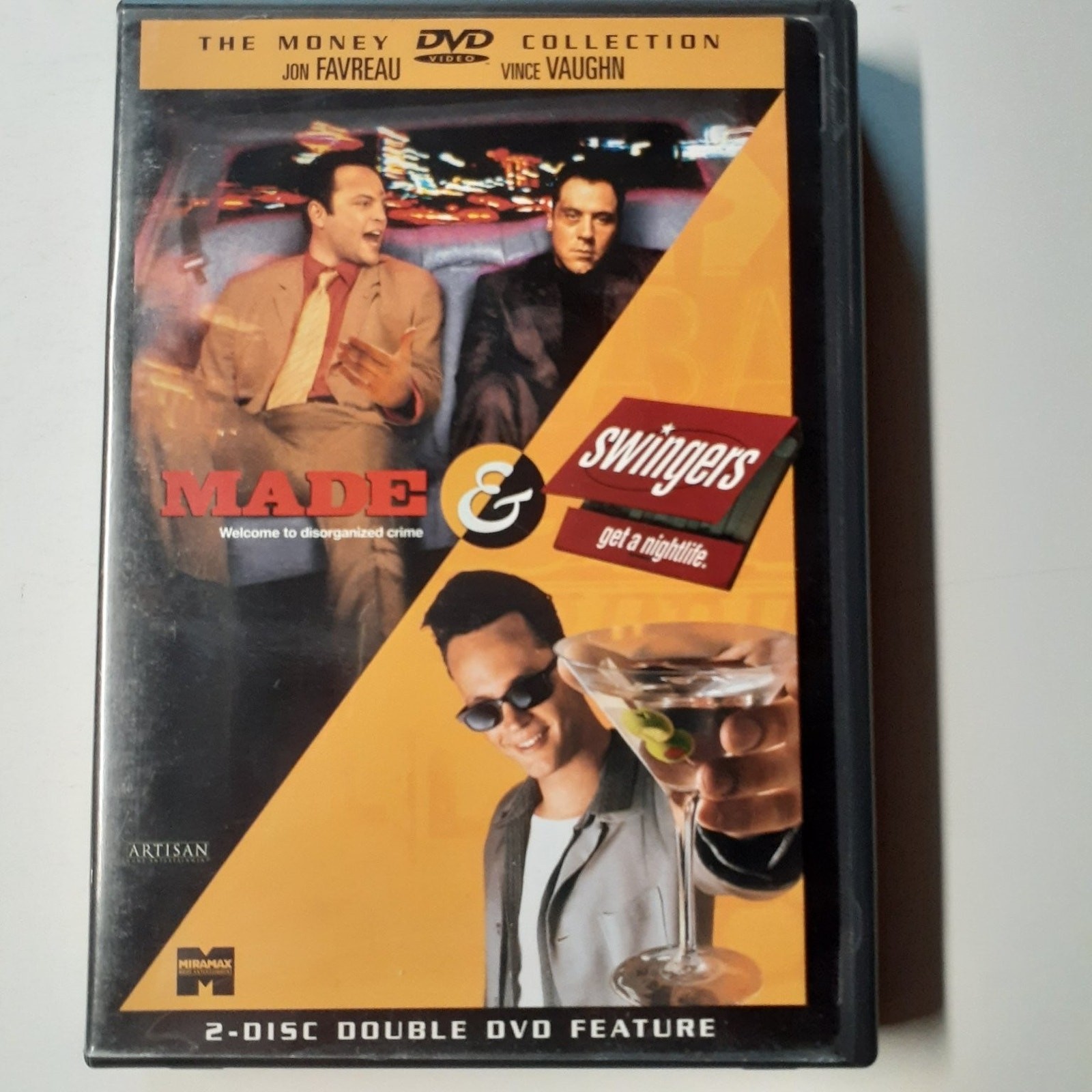 Made & Swingers DVD 2001 2-Disc Double Feature Jon Favreau Vince Vaughn