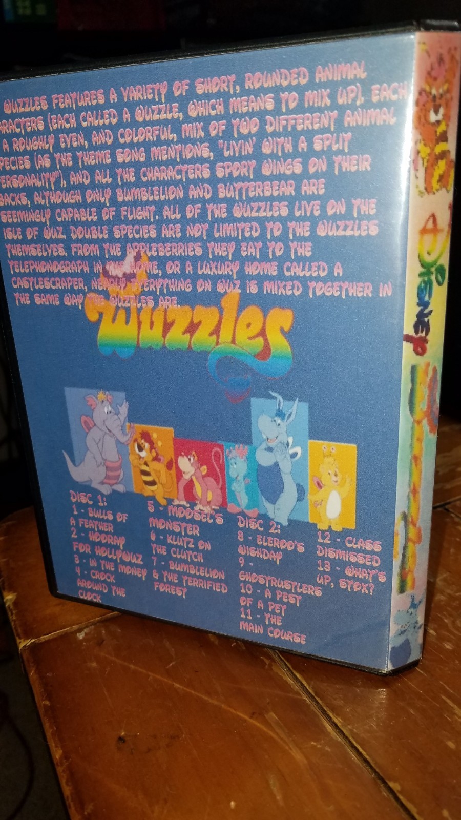 1985 Disney Wuzzles Complete TV Mini Series DVD s