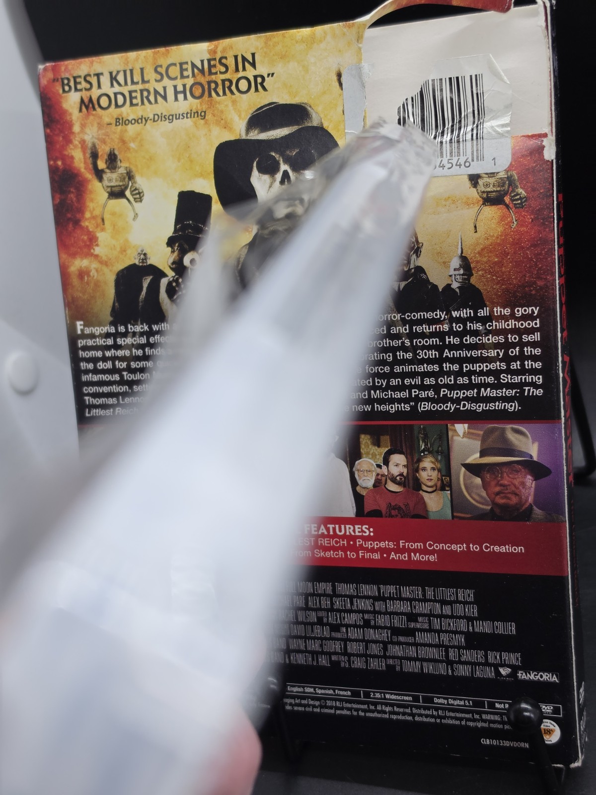 PUPPET MASTER: THE LITTLEST REICH (DVD) New W/Slipcover*Plastic Wrap Split
