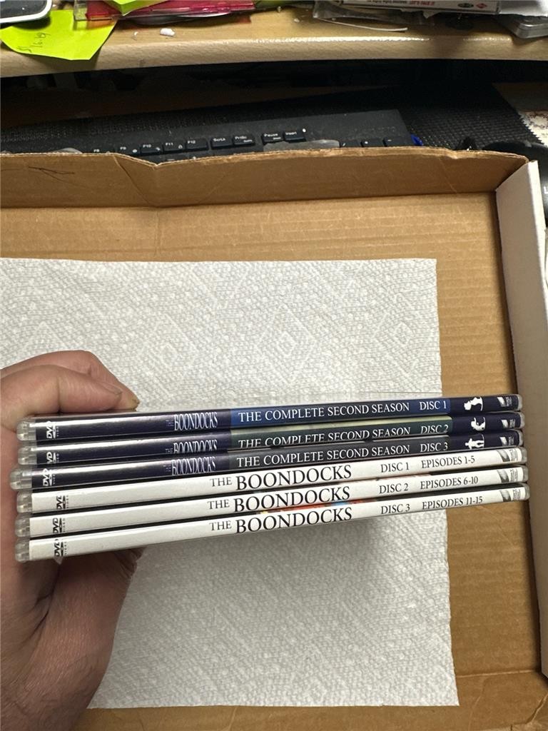 The Boondocks DVD Lot – Seasons 1 and 2 6 Discs
