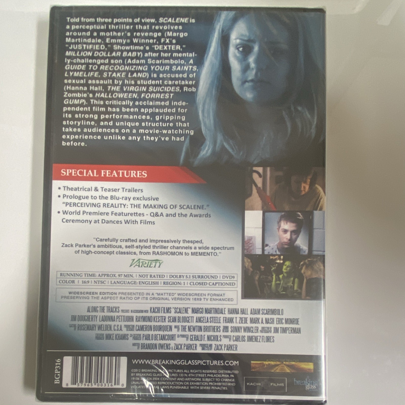 Breaking Glass Pictures Scalene Widescreen Edition DVD NR English 97min