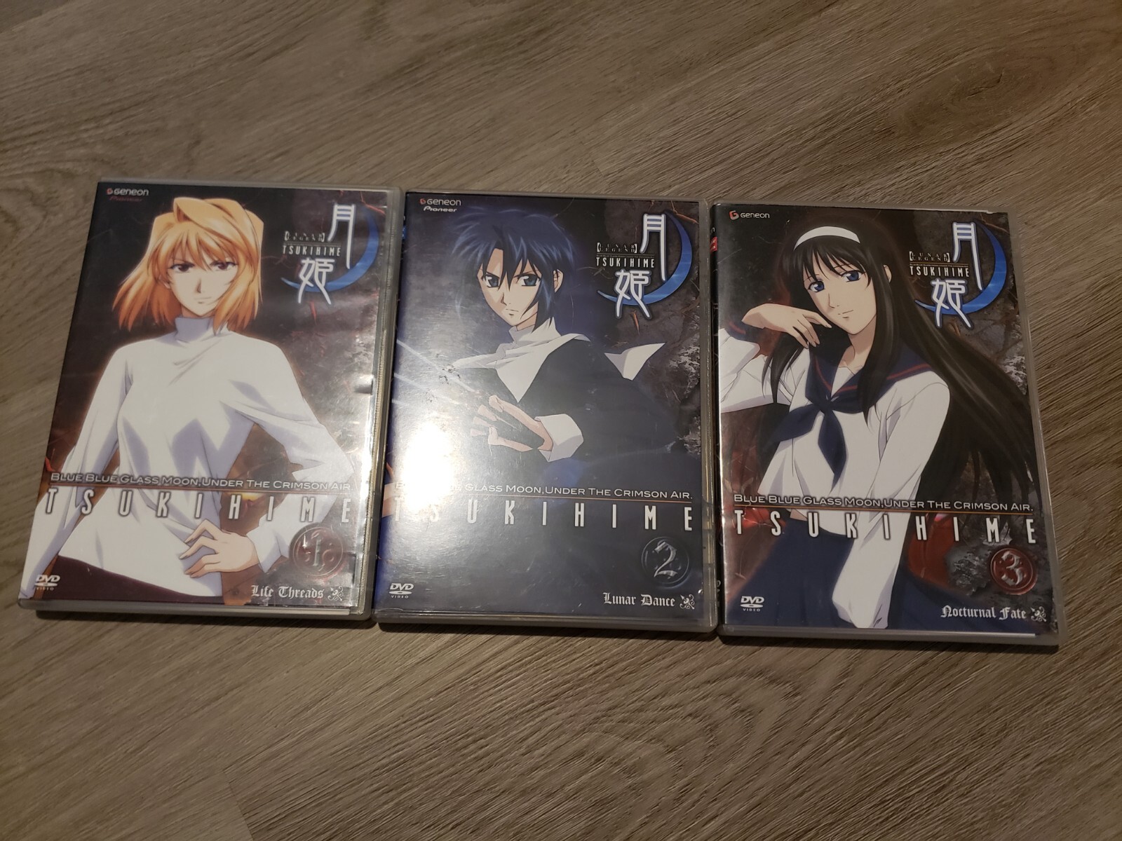 Tsukihime (2005) DVD SET 1-3 Complete!