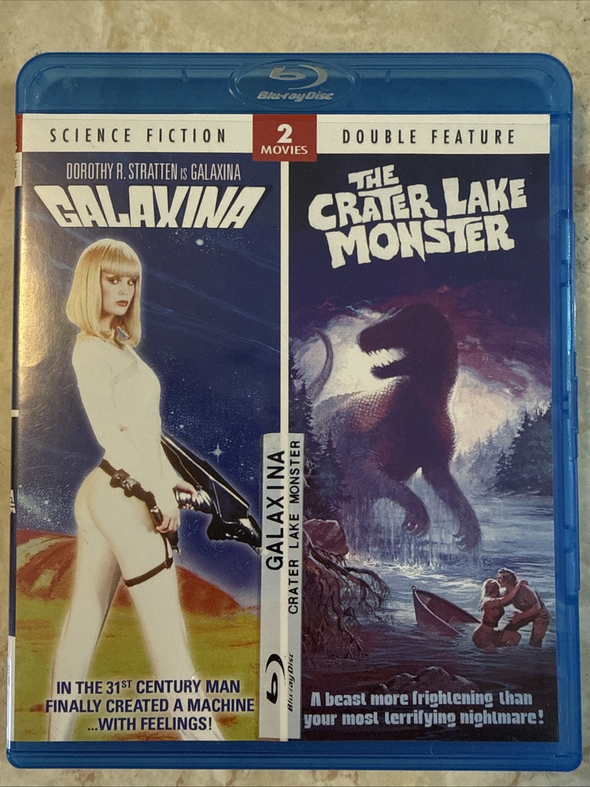 Galaxina / The Crater Lake Monster (Blu-ray) | 2-Movie Sci-Fi Collection