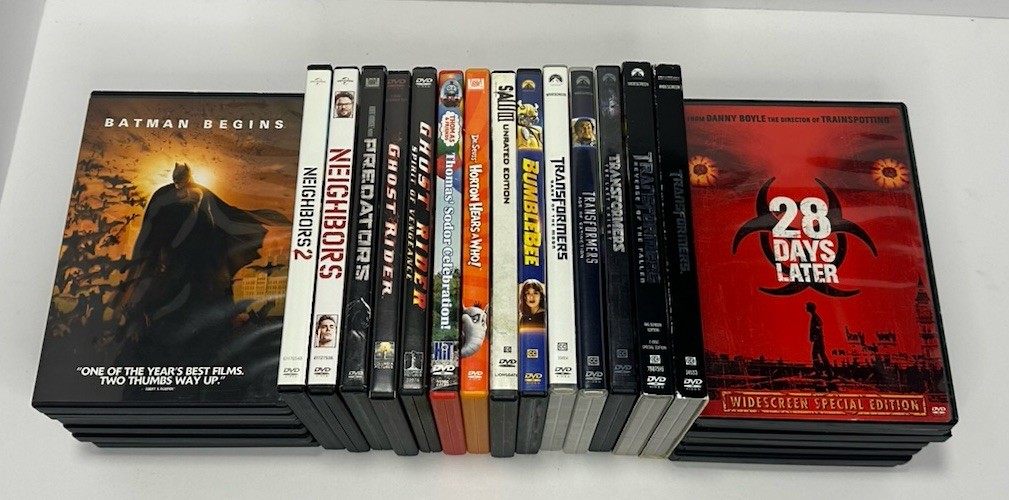 28 Bulk Random DVD Lot Cheap In Good Condition Free Shipping With Cases -D1-