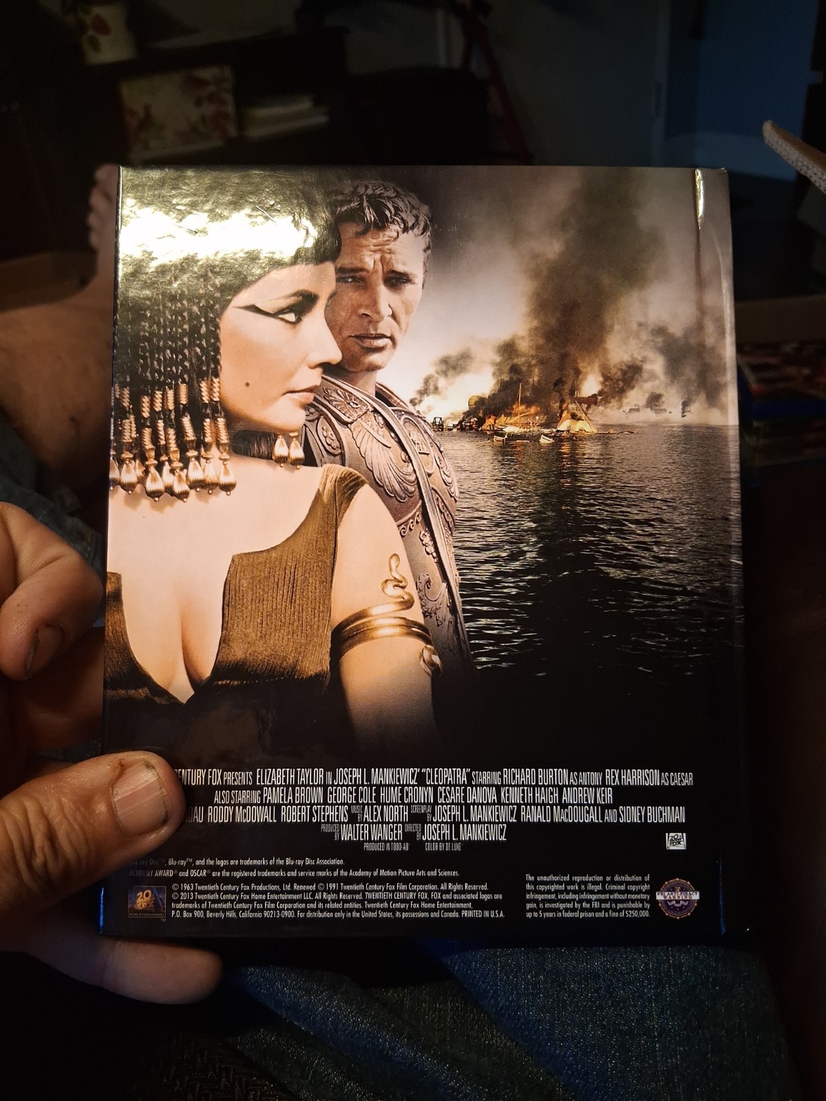 Cleopatra (Blu-ray, 2013, DigiBook) Elizabeth Taylor ’63 HISTORICAL EPIC