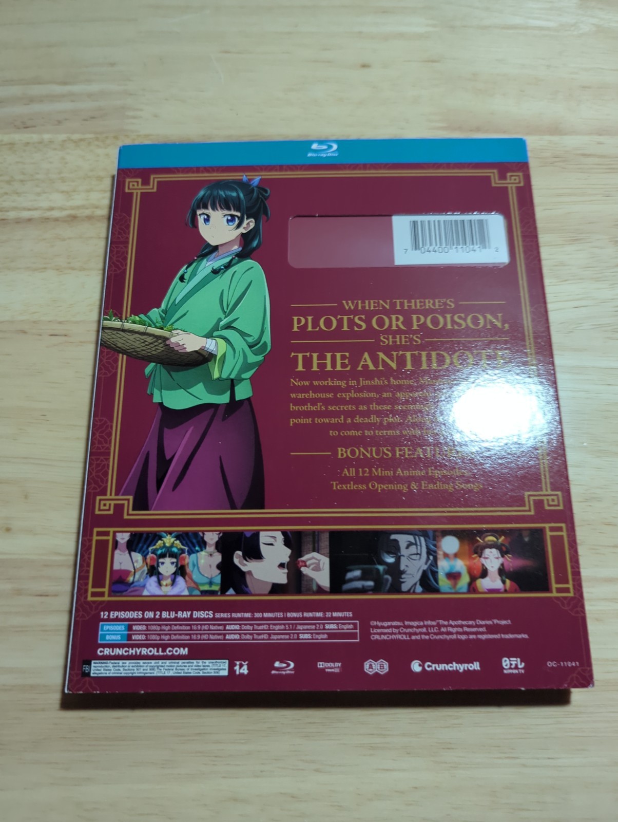The Apothecary Diaries Blu-ray Season 1 Part 2