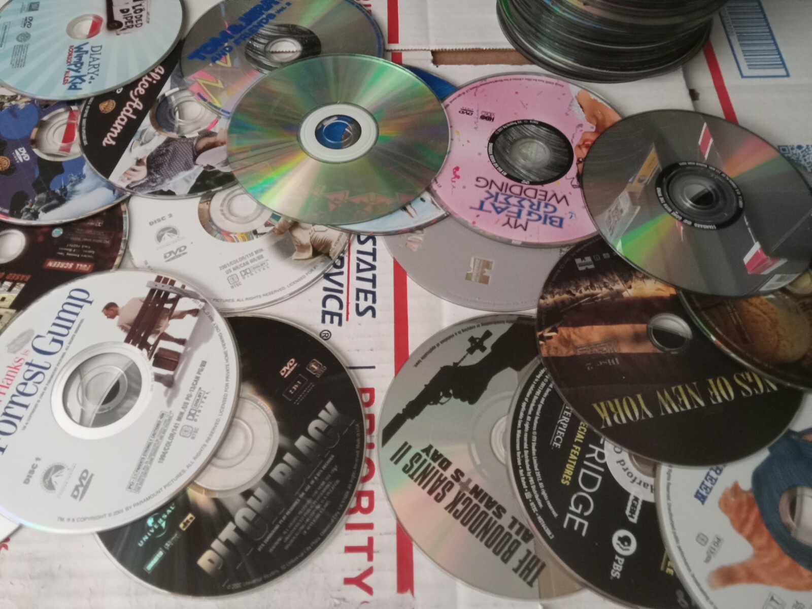 Lot Of 500+ MOVIES Loose Dvds Great Titles Good Material Assorted Random T1#406