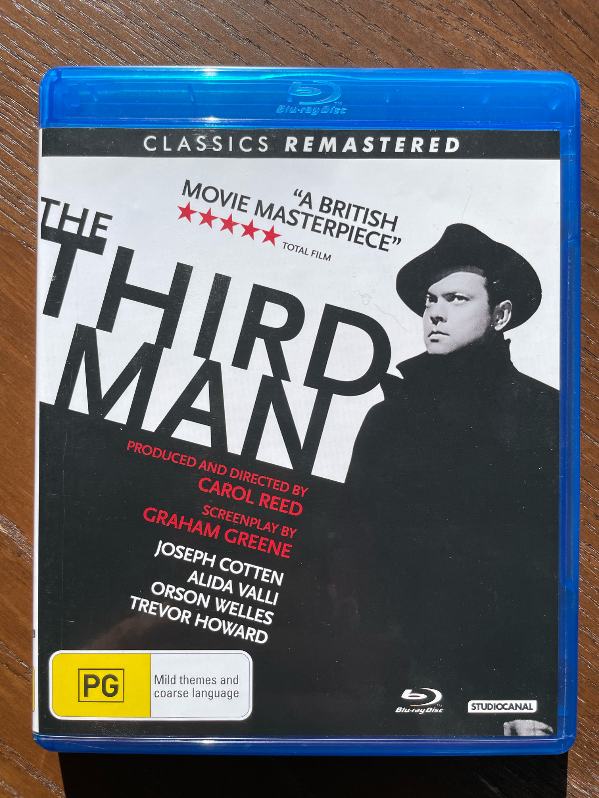 THE THIRD MAN (1949) Blu-ray REGION B Studio Canal 4K Restoration EXTRA FEATURES