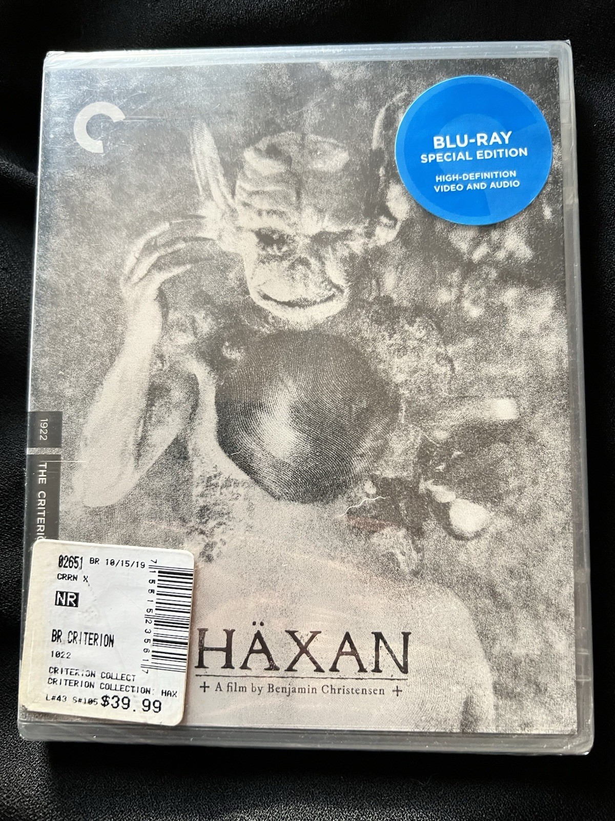 Häxan (Criterion Collection Blu-ray, 1922) BRAND NEW SEALED