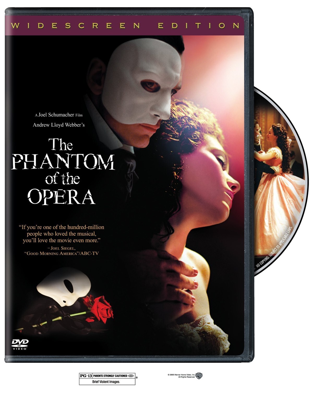 The Phantom of the Opera DVD Gerard Butler NEW