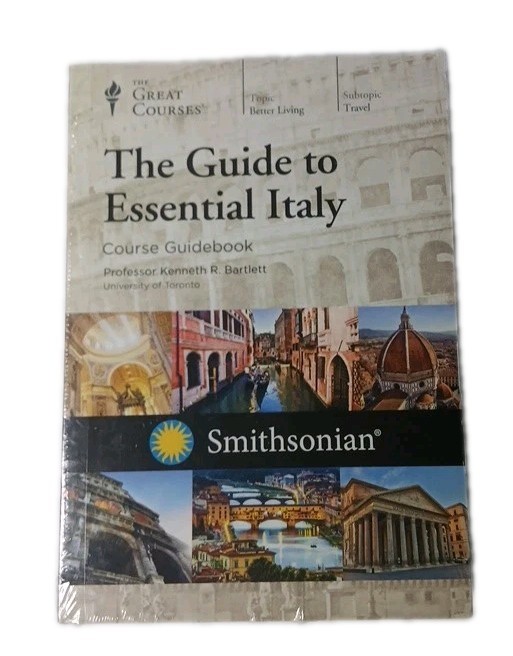 The Guide To Essential Italy Prof Kenneth R. Bartlett DVD Book Set 2015 6-Disc