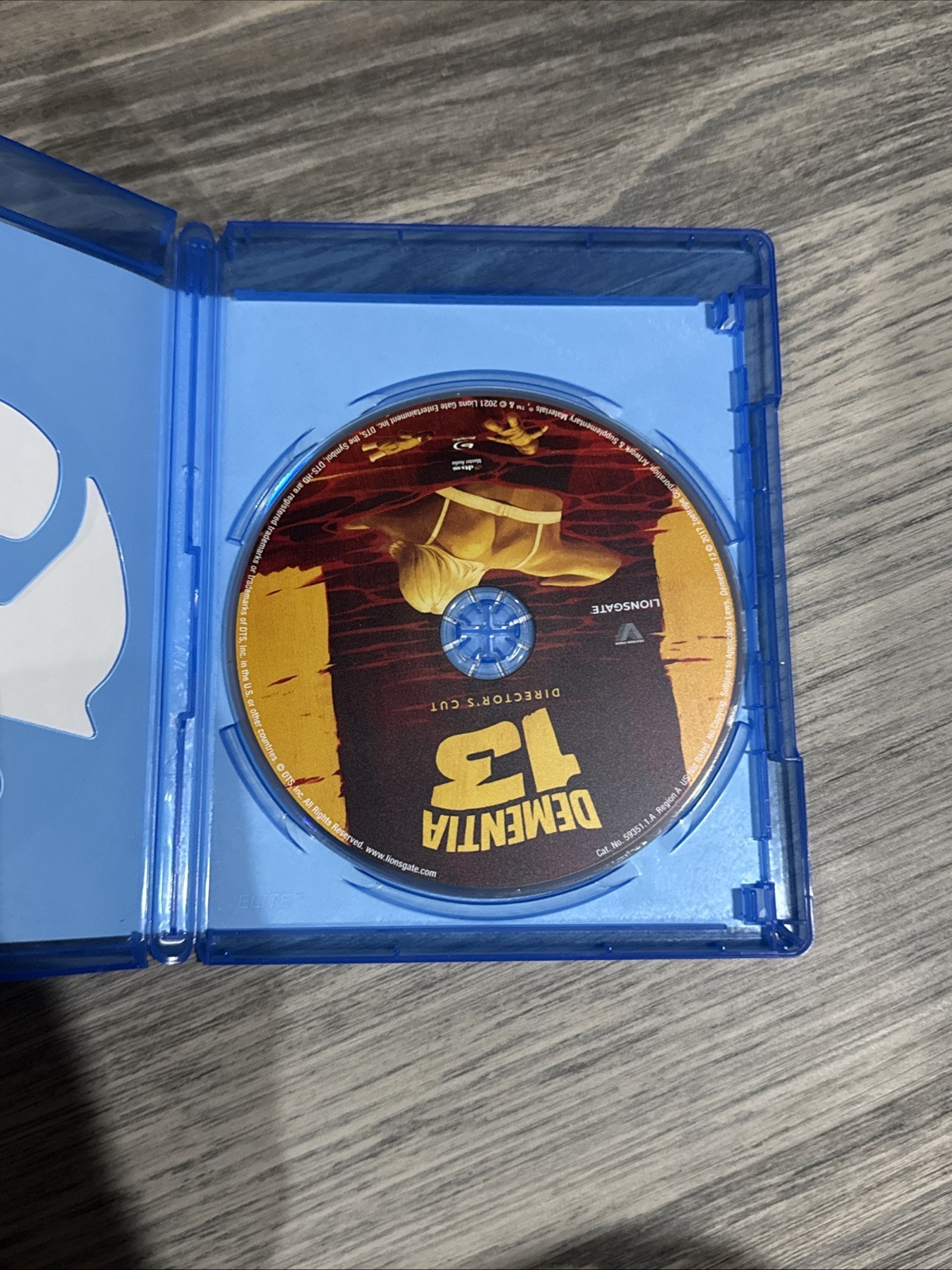 Dementia 13 Director’s Cut Blu-ray 1963 Francis Ford Coppola Horror Thriller EX