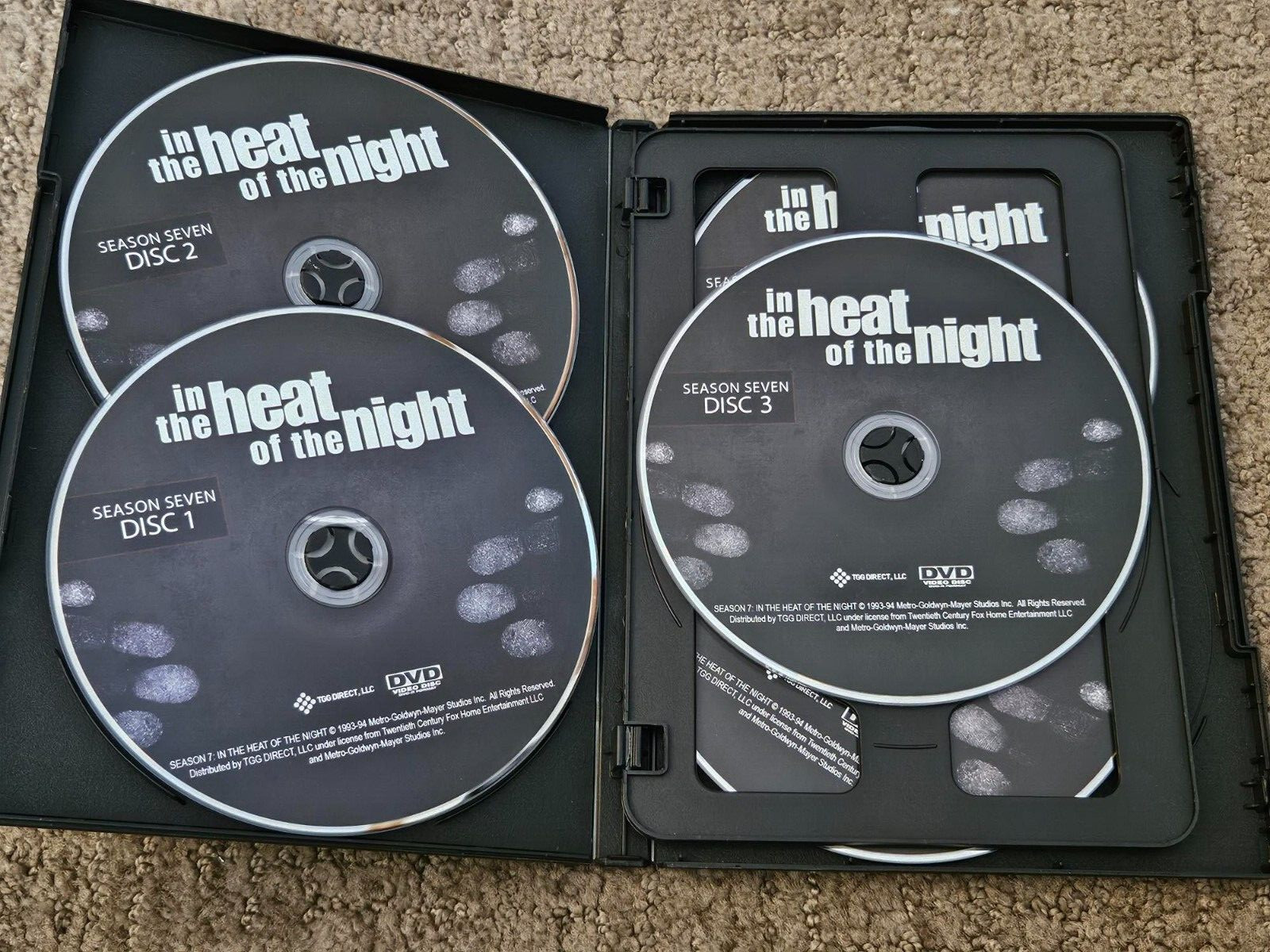 In the Heat of the Night Season 7 Seven DVD Carroll O’Connor Sheriff Police Cop