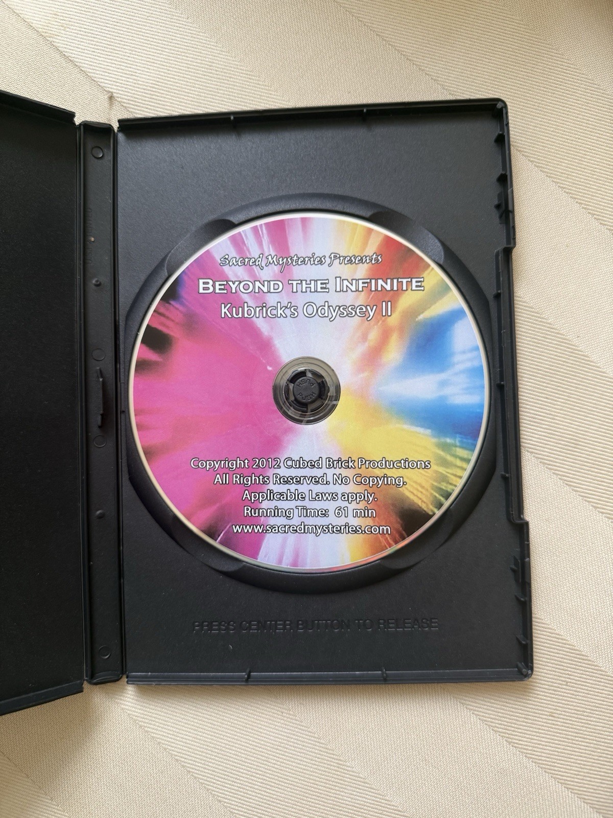 Beyond The Infinite Kubrick Odyssey II DVD Jay Weidner New, Sealed