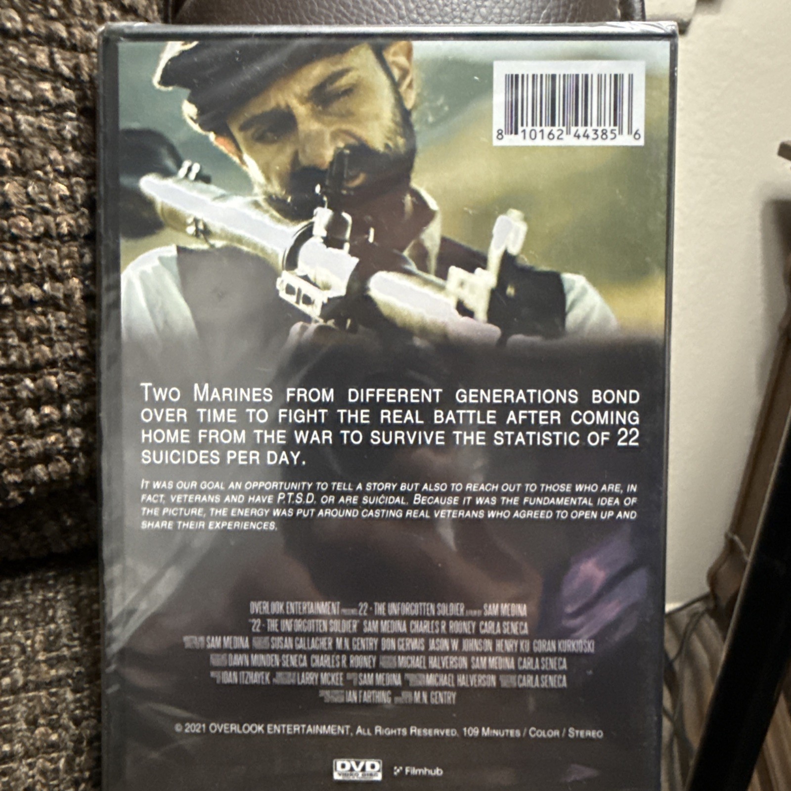 22: The Unforgotten Soldier DVD 2021 Marine Corp Movie Military US Marines PTSD