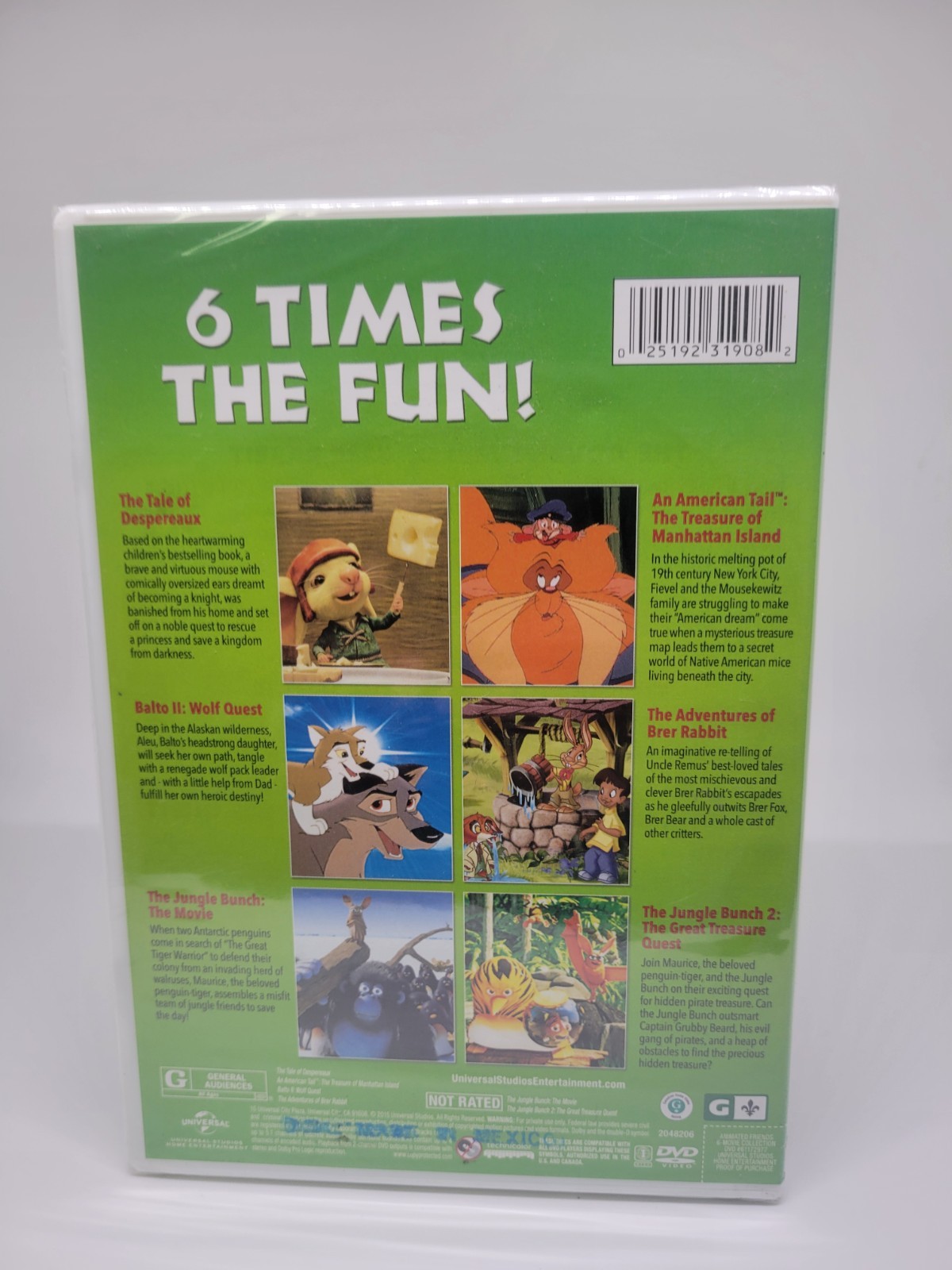 Animated Friends 6-Movie Collection (DVD) BRAND NEW SEALED!