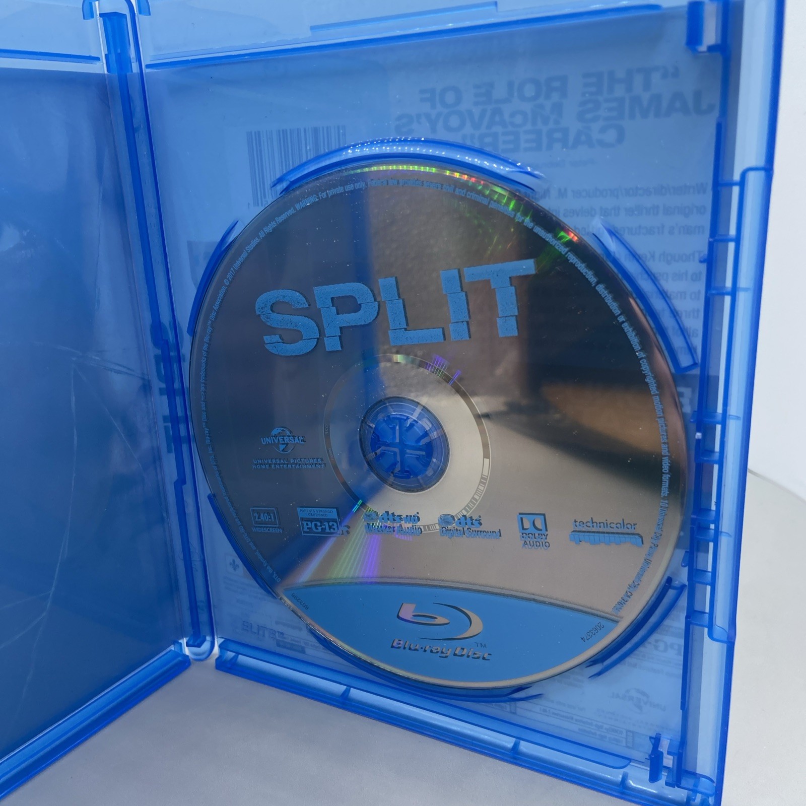 Split (Blu-ray, 2016) Free Shipping
