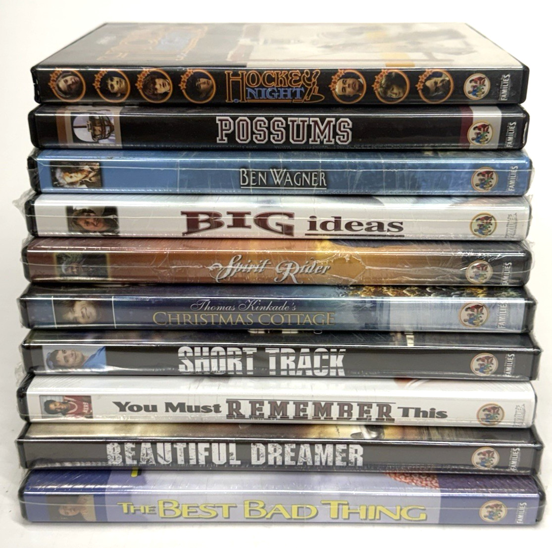 Lot Of 10 Feature Film For Families * DVDs = 8 Brand New & 2 Pre-owned/like new