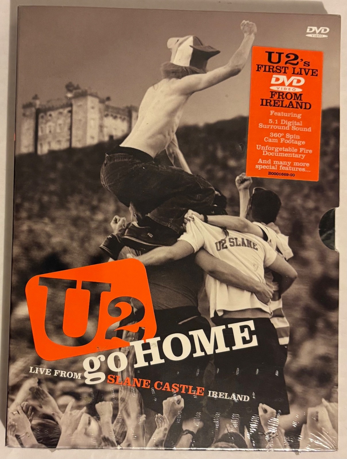 U2: Go Home Live 2001 Slane Castle Ireland (DVD NEW SEALED)