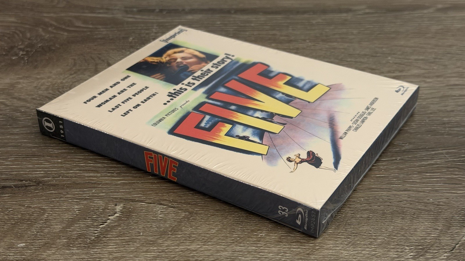 Five (1951) NEW Blu-ray + OOP Limited Edition Slipcase Imprint Australia Sci-fi