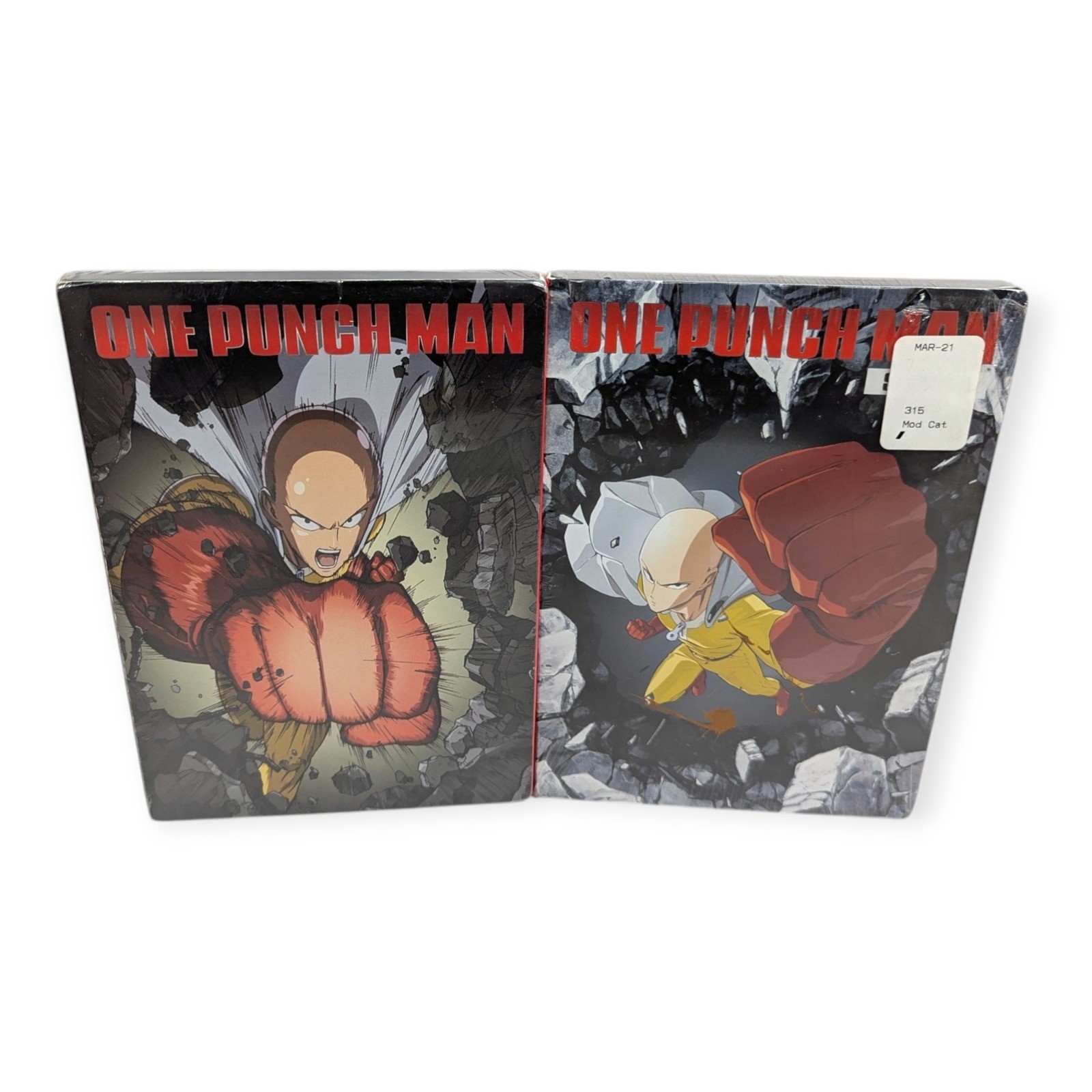 One Punch Man Seasons 1 & 2 DVD Bundle Set Viz Media Anime New Sealed