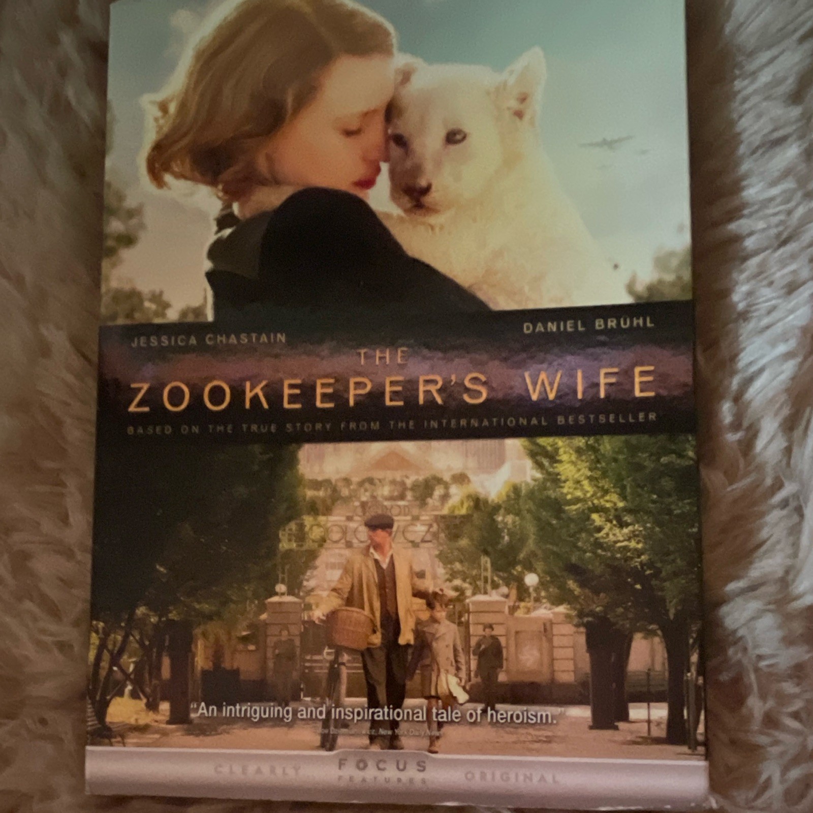 The Zookeeper’s Wife DVD (2017) Jessica Chastain Niki Caro Widescreen PG-13