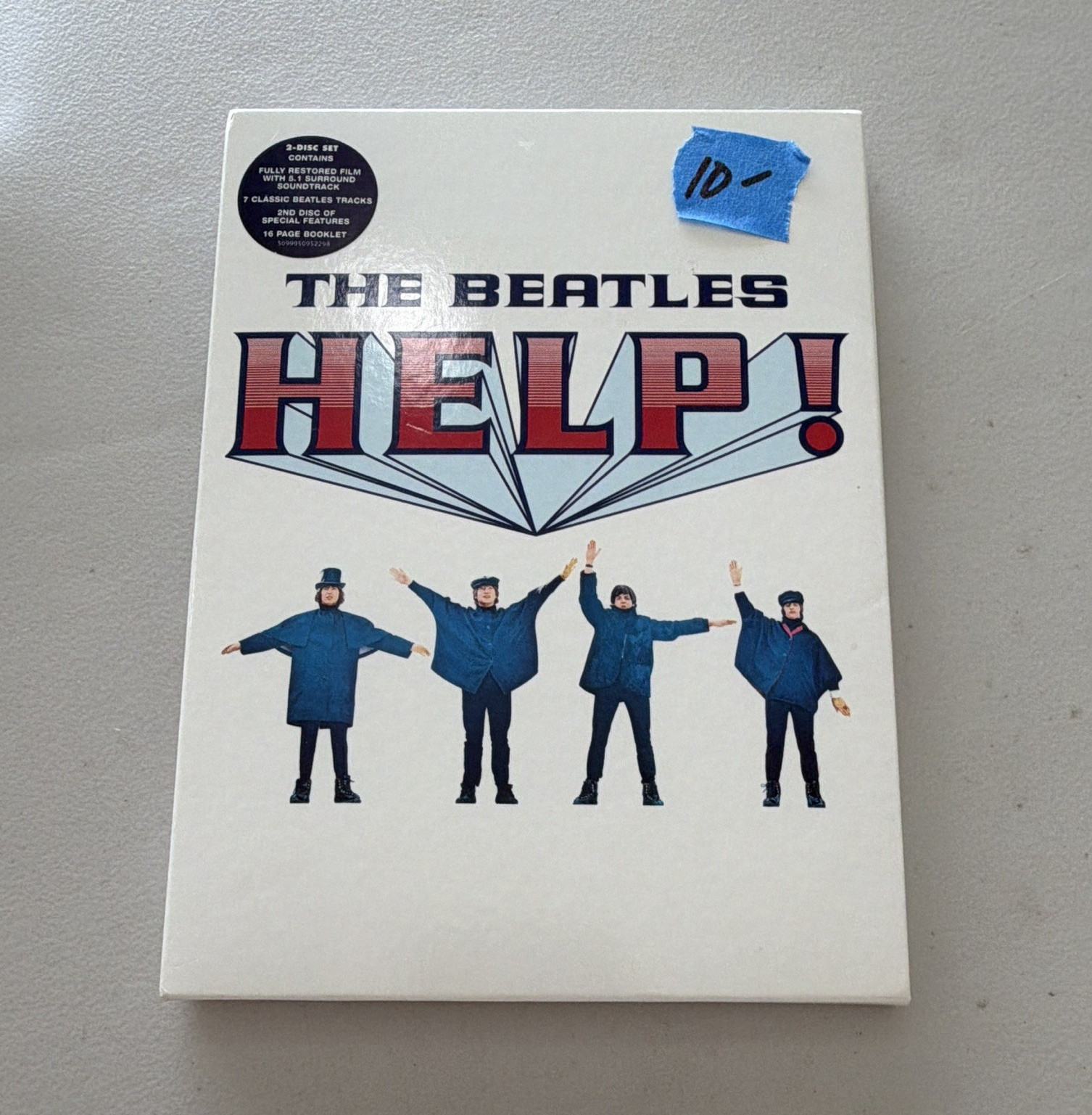 The Beatles Help! DVD Box Set Book Included Richard Lester G Card Sleeve
