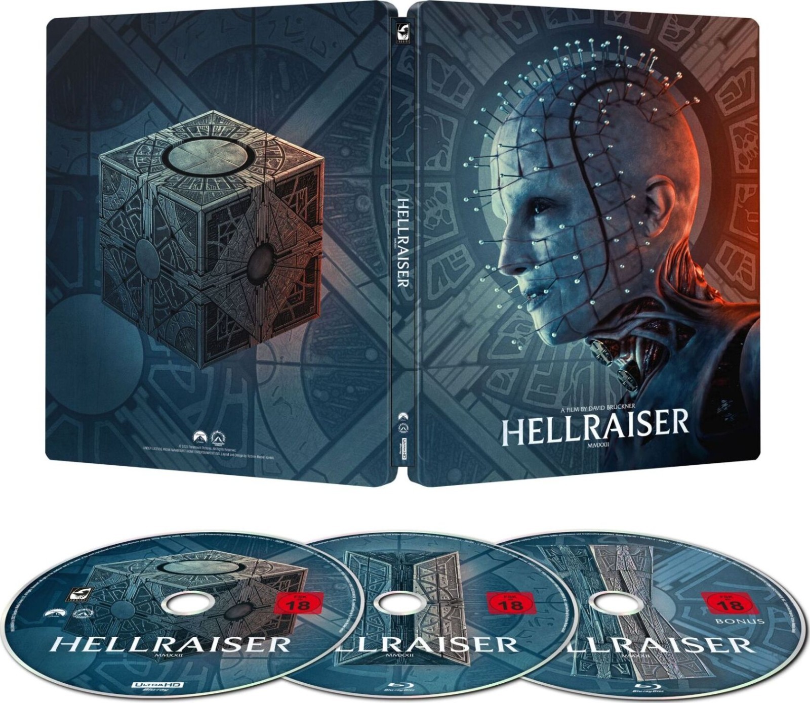 Hellraiser The Castle of Hell 4K SteelBook UHD Blu-ray Germany [2022] Small Dent