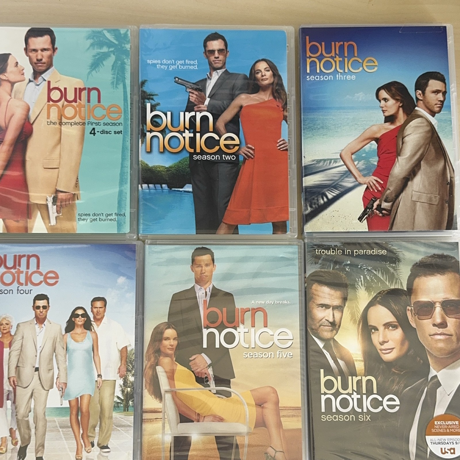 Burn Notice Complete Seasons 1-6 DVD Widescreen English TV-14