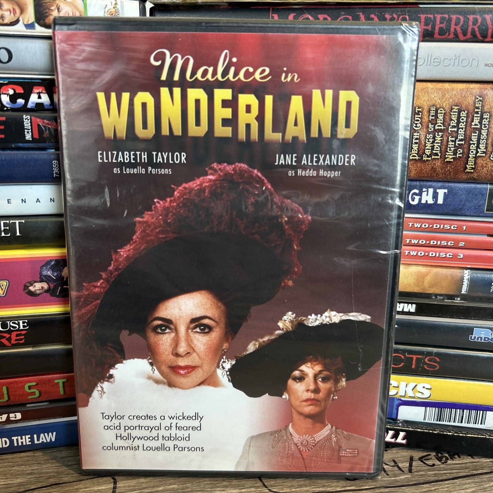 MALICE IN WONDERLAND DVD ELIZABETH TAYLOR JANE ALEXANDER TIM ROBBINS 1985 NEW-J