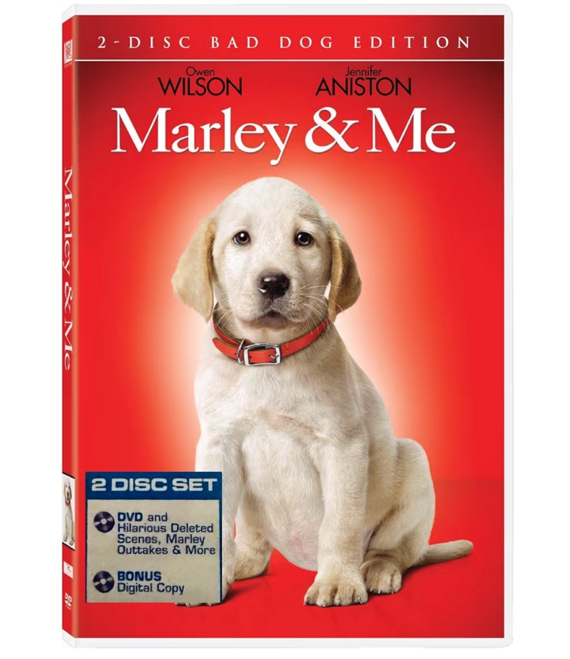 Marley & Me (2 DVD Disc Bad Dog Edition 2008) 110 min. PG • Sealed