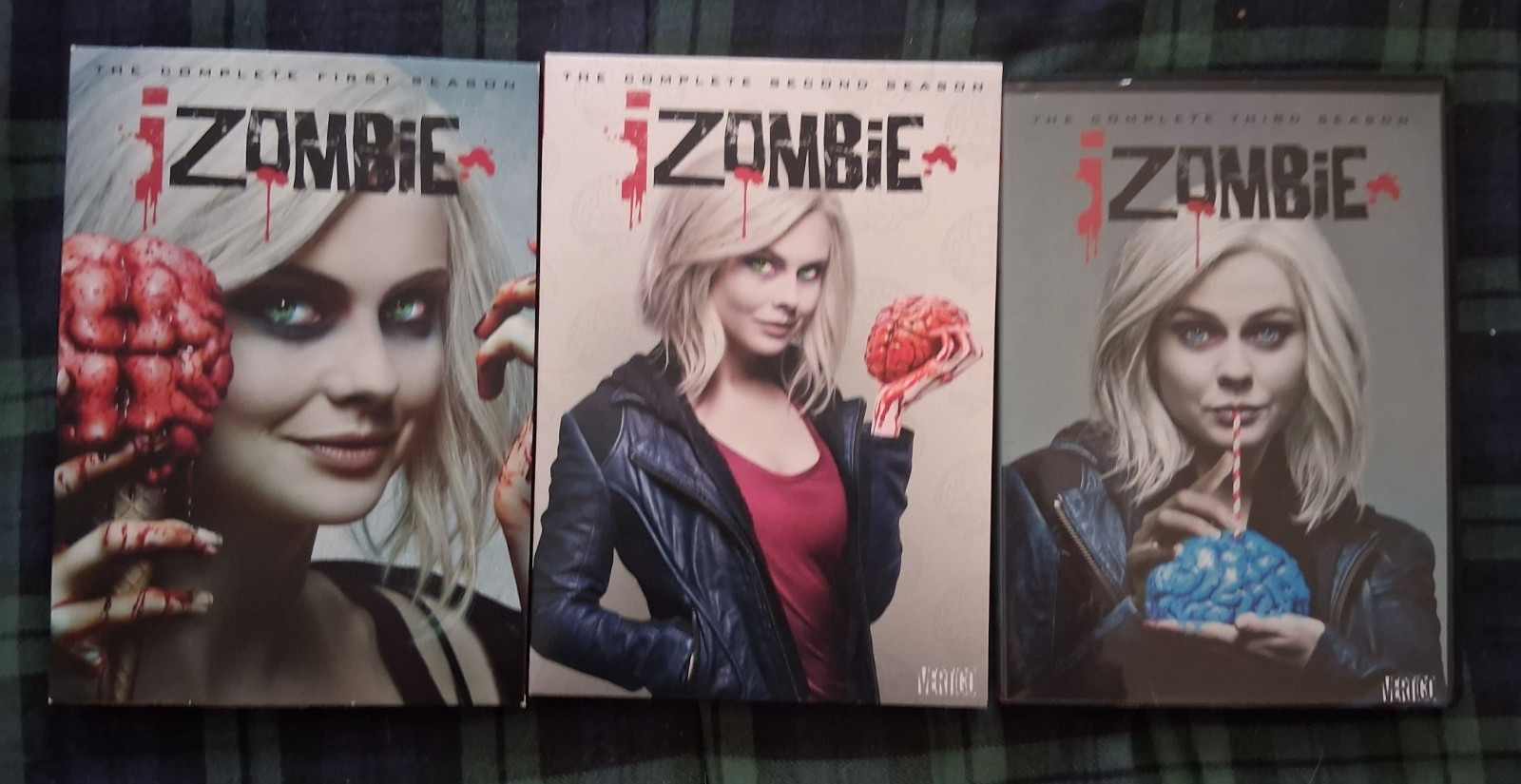 iZombie Complete Seasons 1-3 DVD TV Series Rose McIver Tall Case
