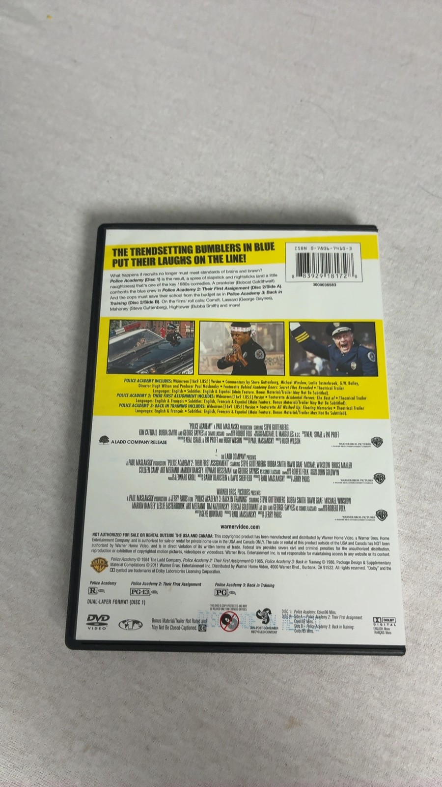 Warner Home Video Police Academy 1-3 Collection DVD **Save up to 45%**