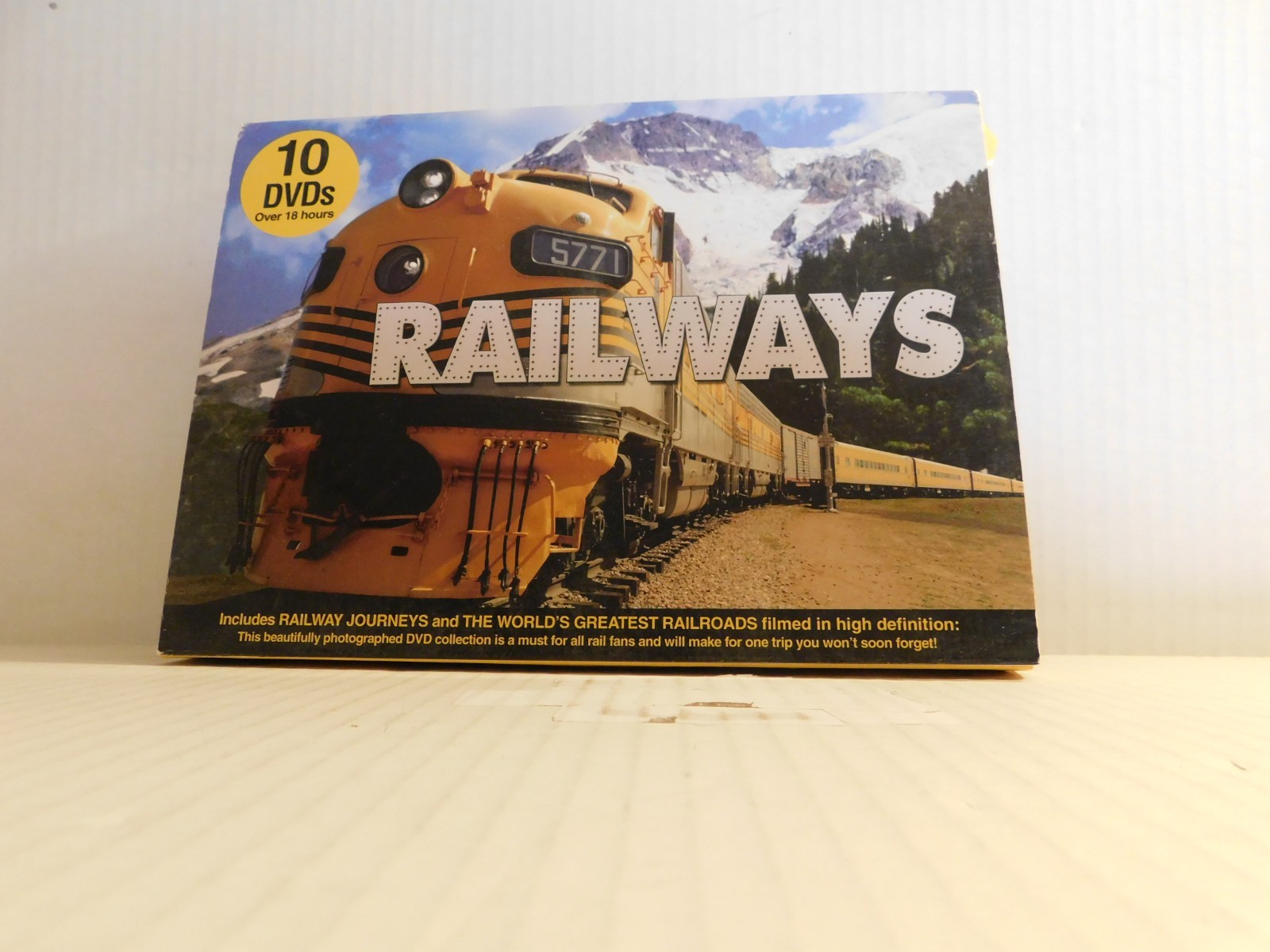 Railways The Ultimate Railroad Experience 10 DVD Collection Over 18 Hours