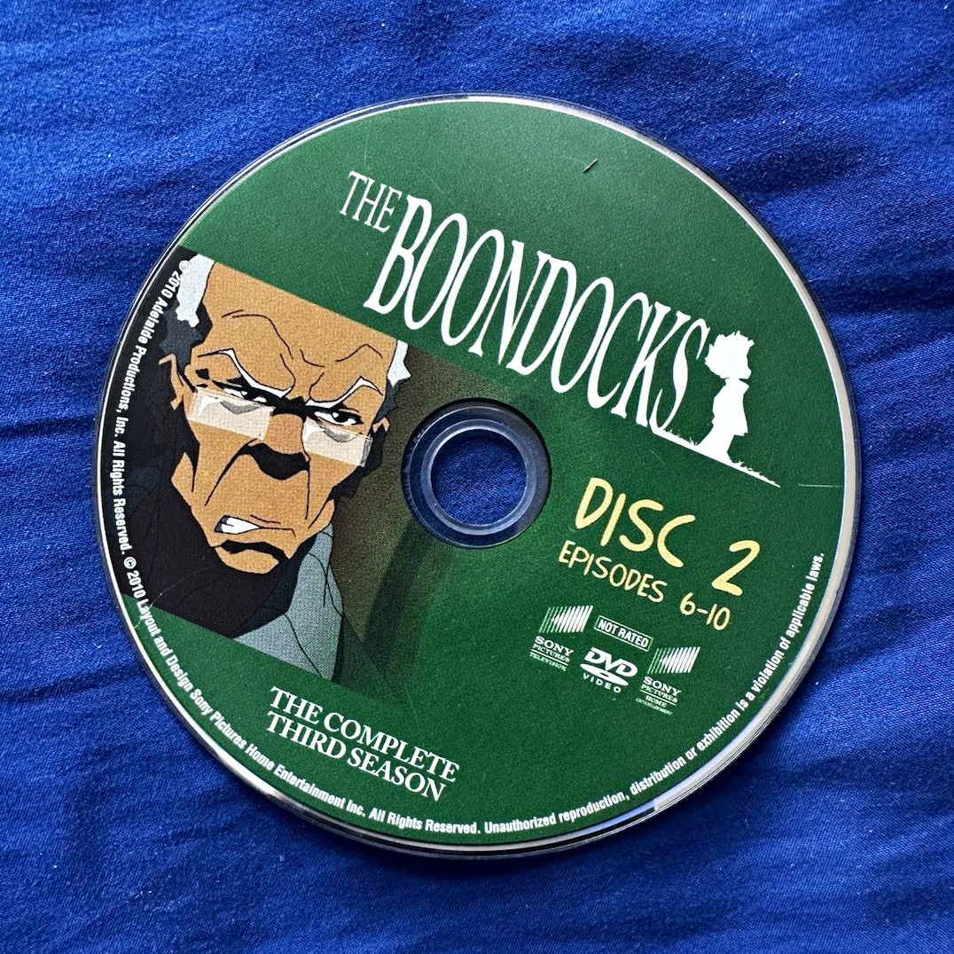 The Boondocks Season 3 Disc 2 (Episodes 6-10) DVD NR Sony Pictures – Disc Only