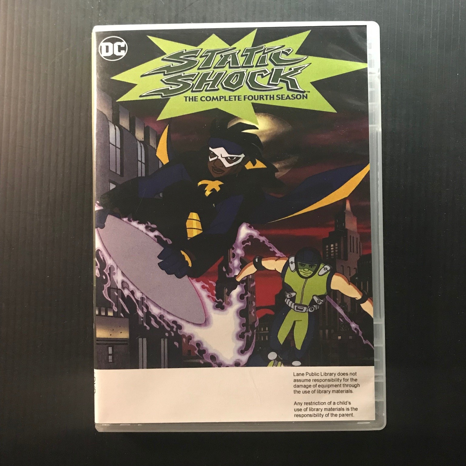 Static Shock DVD 2018 Complete Fourth Season DC Animated Series