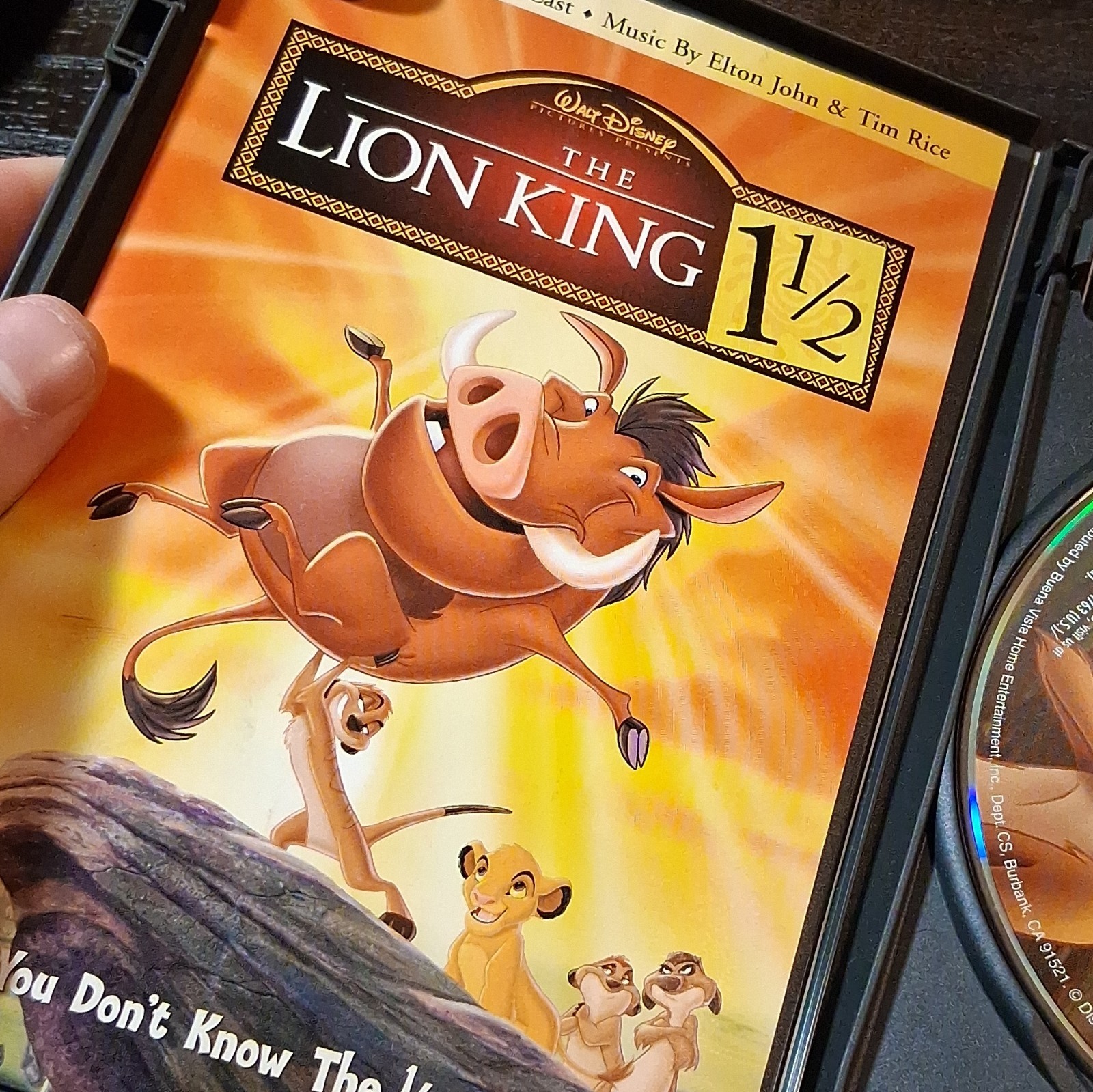 Walt Disney The Lion King 1 1/2 DVD Deleted Scenes G 77min NTSC