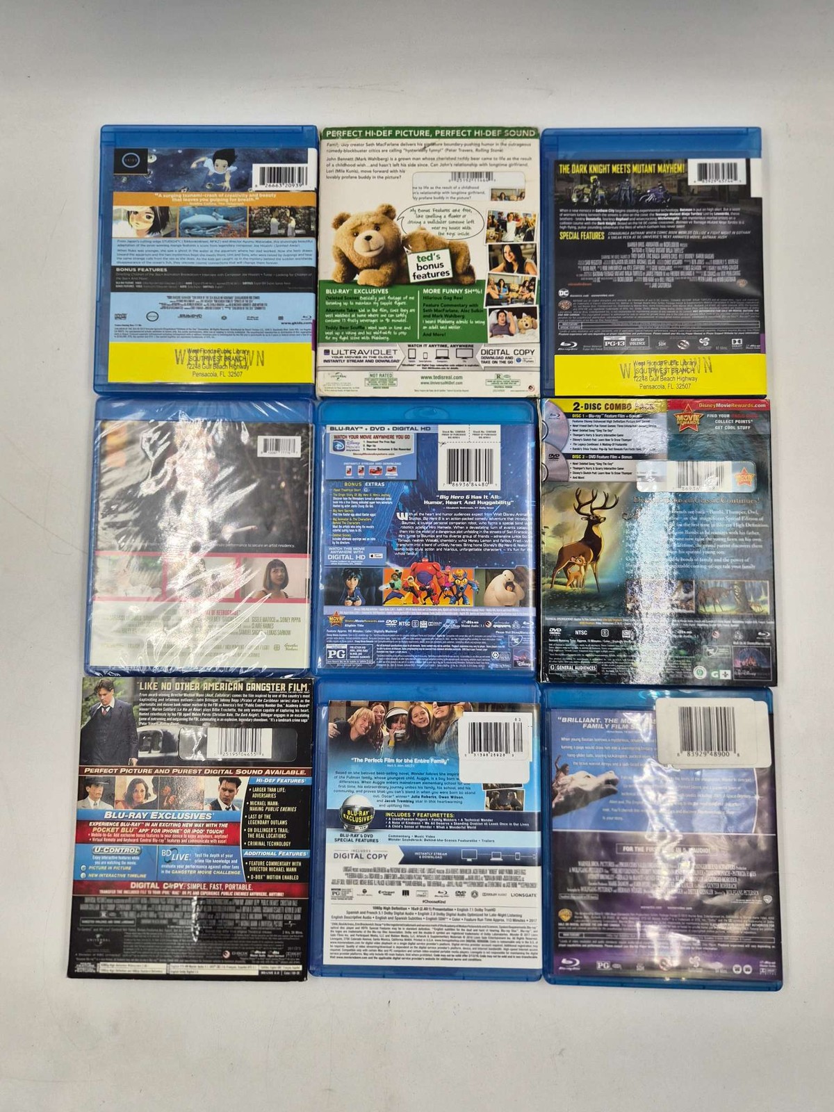 Lot of 40 Blu-ray & DVD Movies Action Sci-Fi Comedy Drama Mixed Condition Used