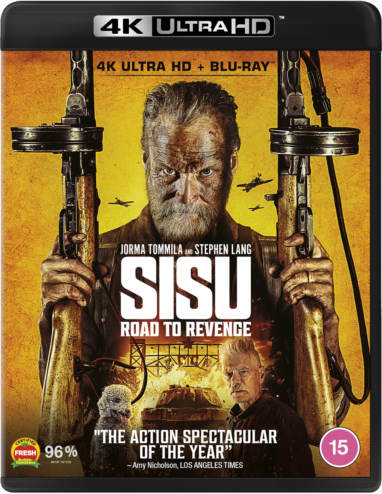 Sisu: Road to Revenge (4K UHD Blu-ray) Jorma Tommila Richard Brake (UK IMPORT)