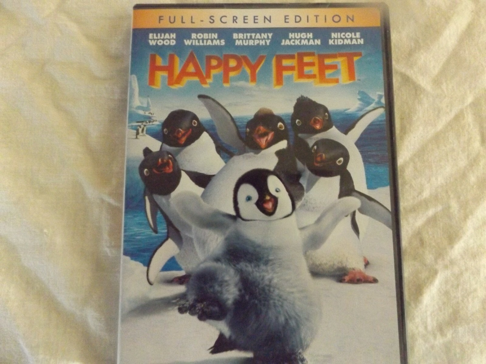 DVD Happy Feet Robin Williams Nicole Kidman PG 108 Minutes 2007 Warner Brothers