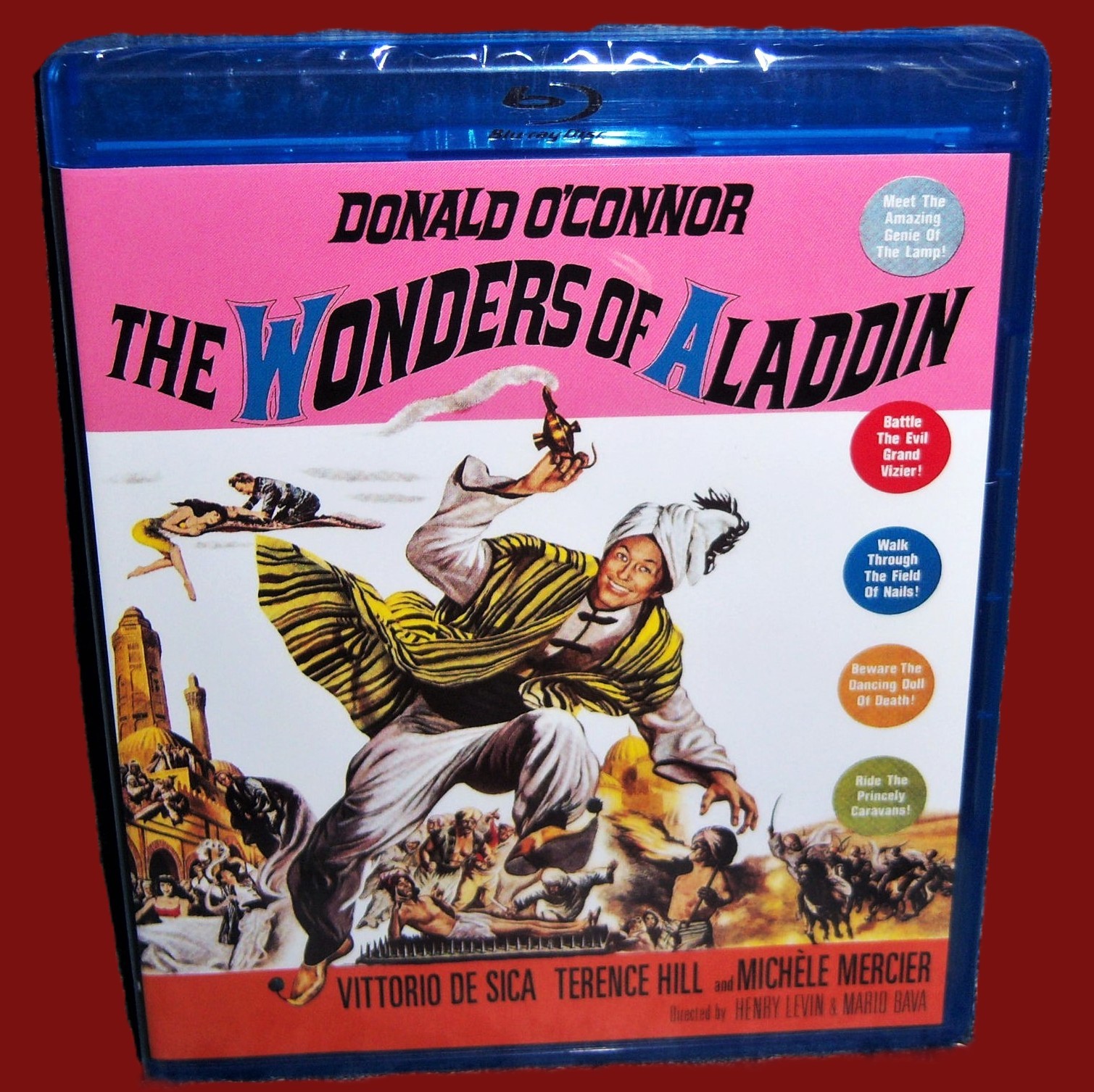 NEW KINO LORBER DONALD O’CONNOR THE WONDERS OF ALADDIN MOVIE BLU RAY 1961