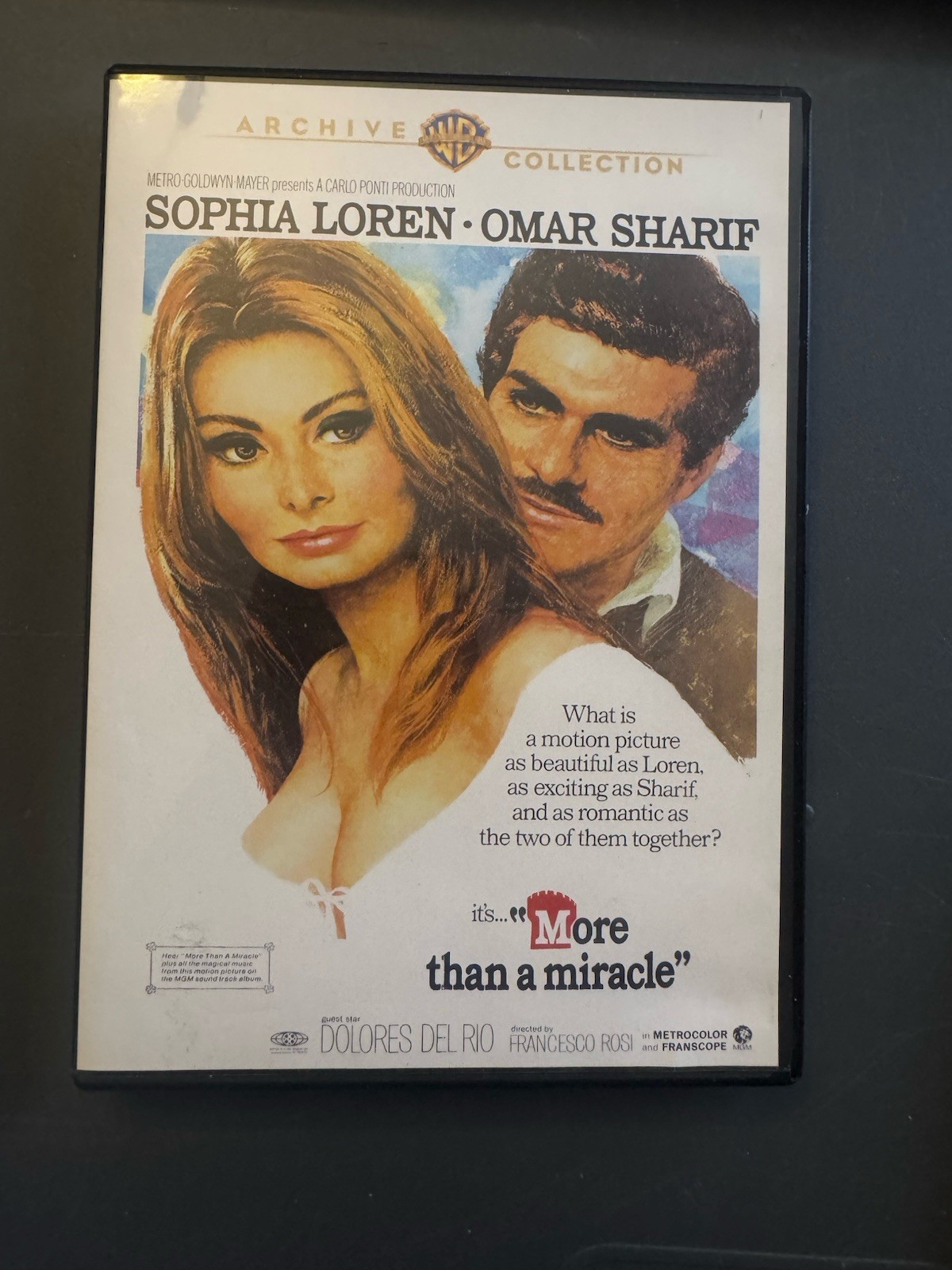 More Than A Miracle (1967) (DVD, 2014, Warner Archive) Sophia Loren Omar Sharif