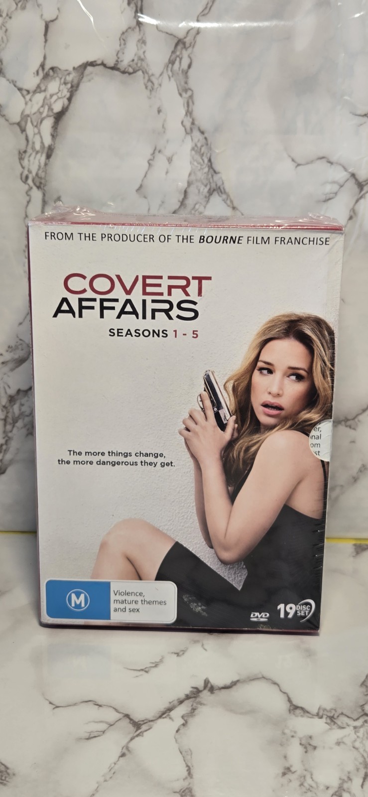 Covert Affairs Complete Series Seasons 1-5 DVD Box Set Brand New Sealed 19 Discs