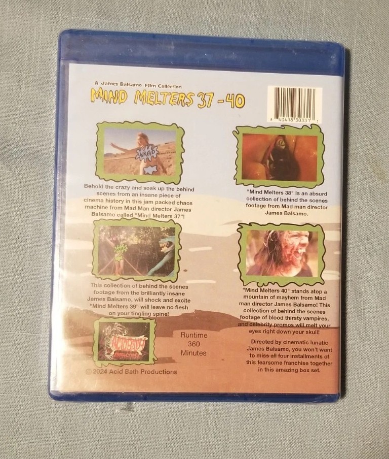 Rare Brand New Monumental Melters: Mind Melters 37-40 Blu-ray Cult indie horror