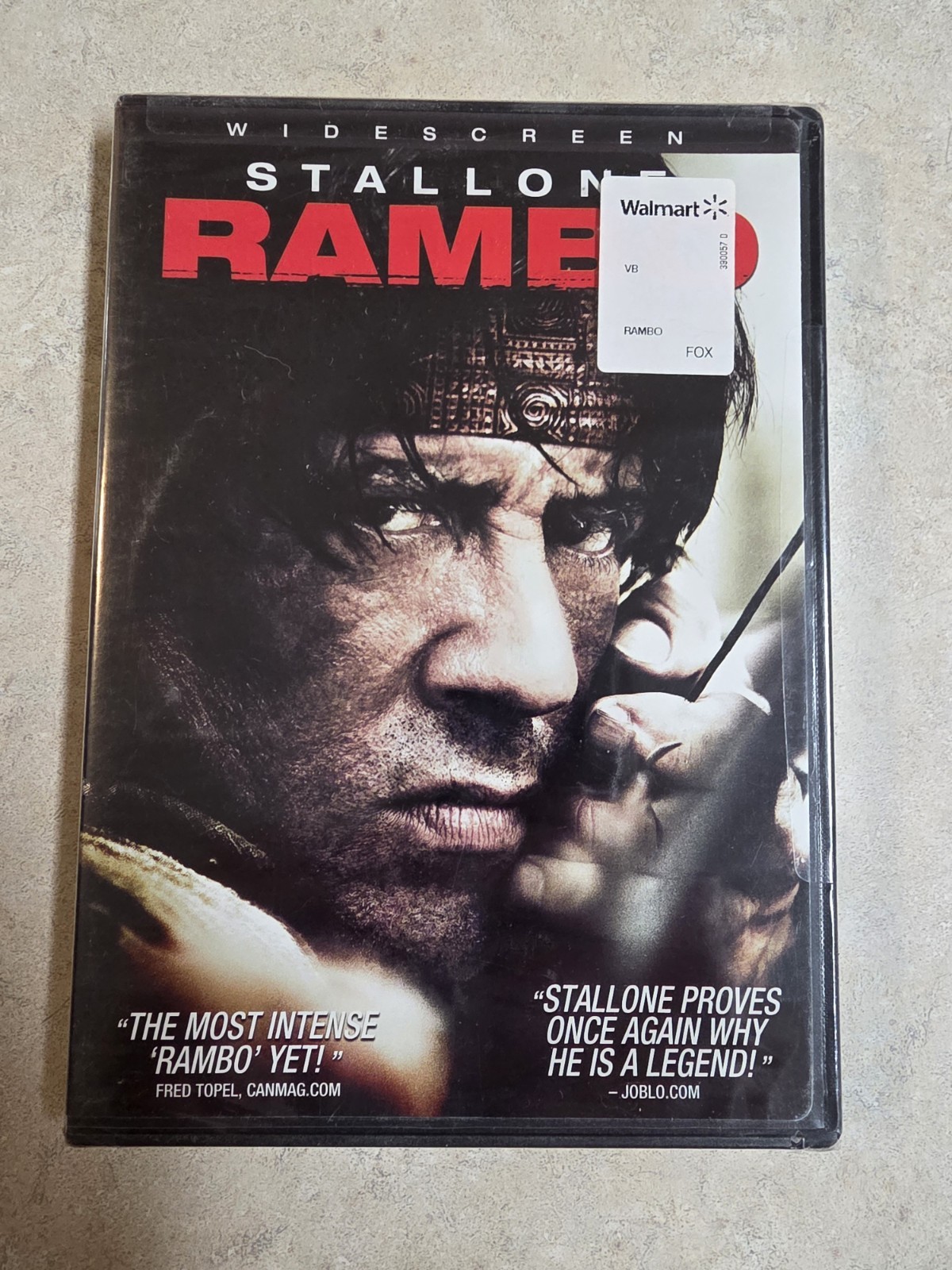 Lionsgate Rambo DVD Widescreen 16:9 NTSC R 2008 Stallone Dir. 91 min Subs
