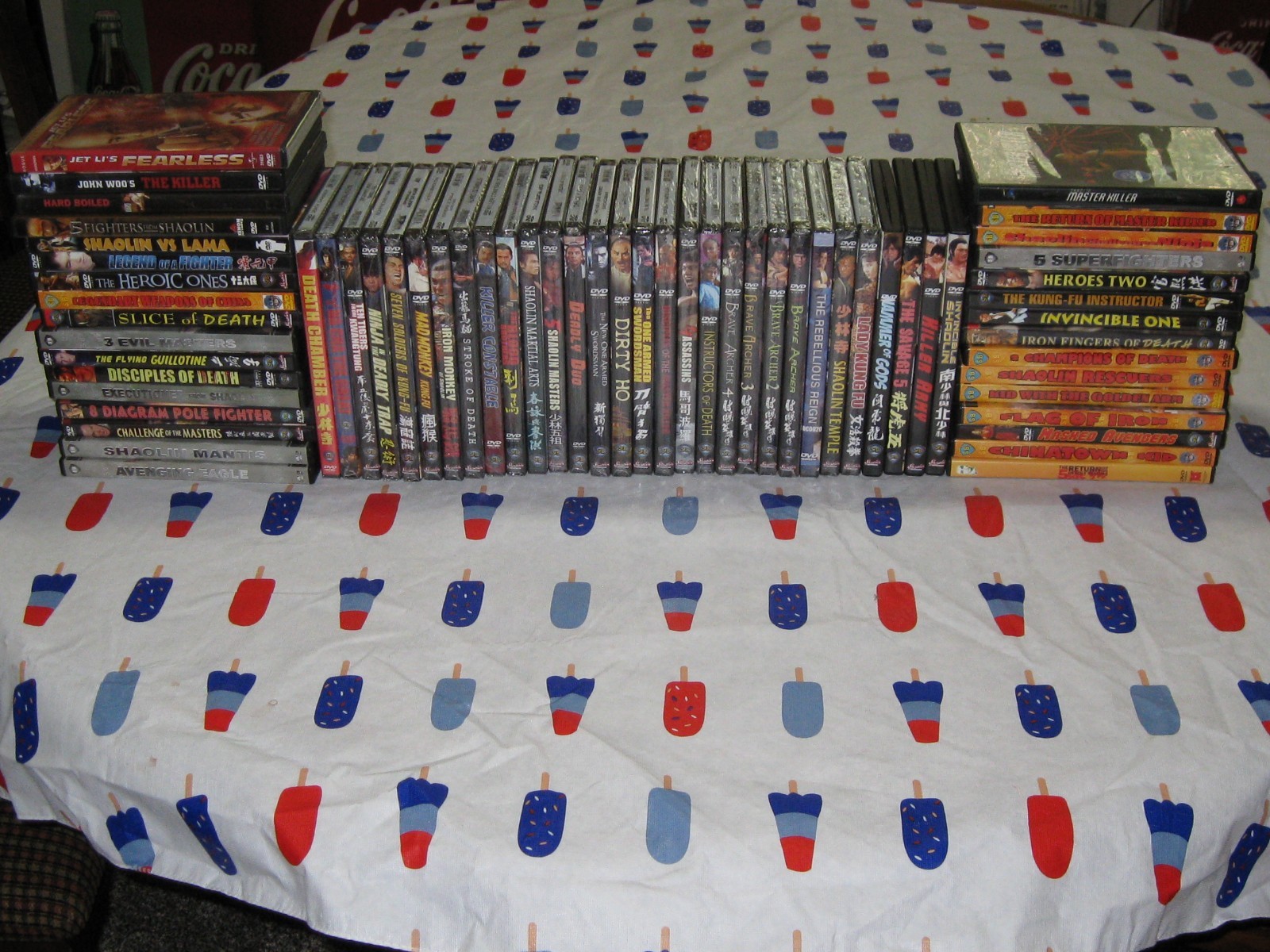 Shaw Brothers – Lot of 56 DVD’s – Vintage Kung Fu Huge Lot – Some are Sealed !!