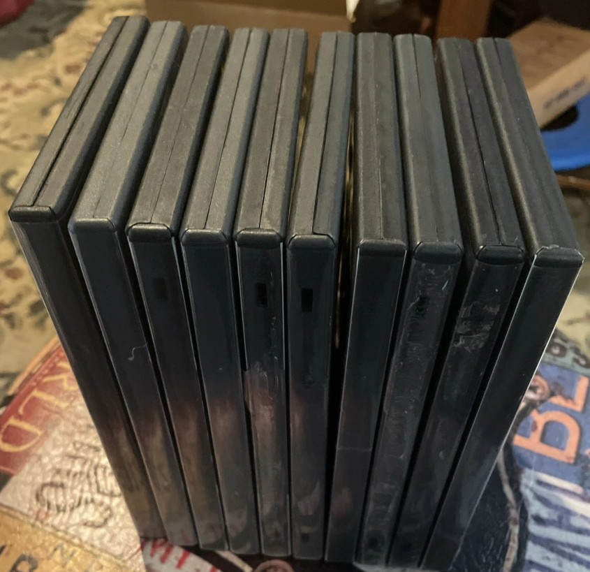 Lot of 10 Empty DVD Cases – Buy 2 Get 1 Free