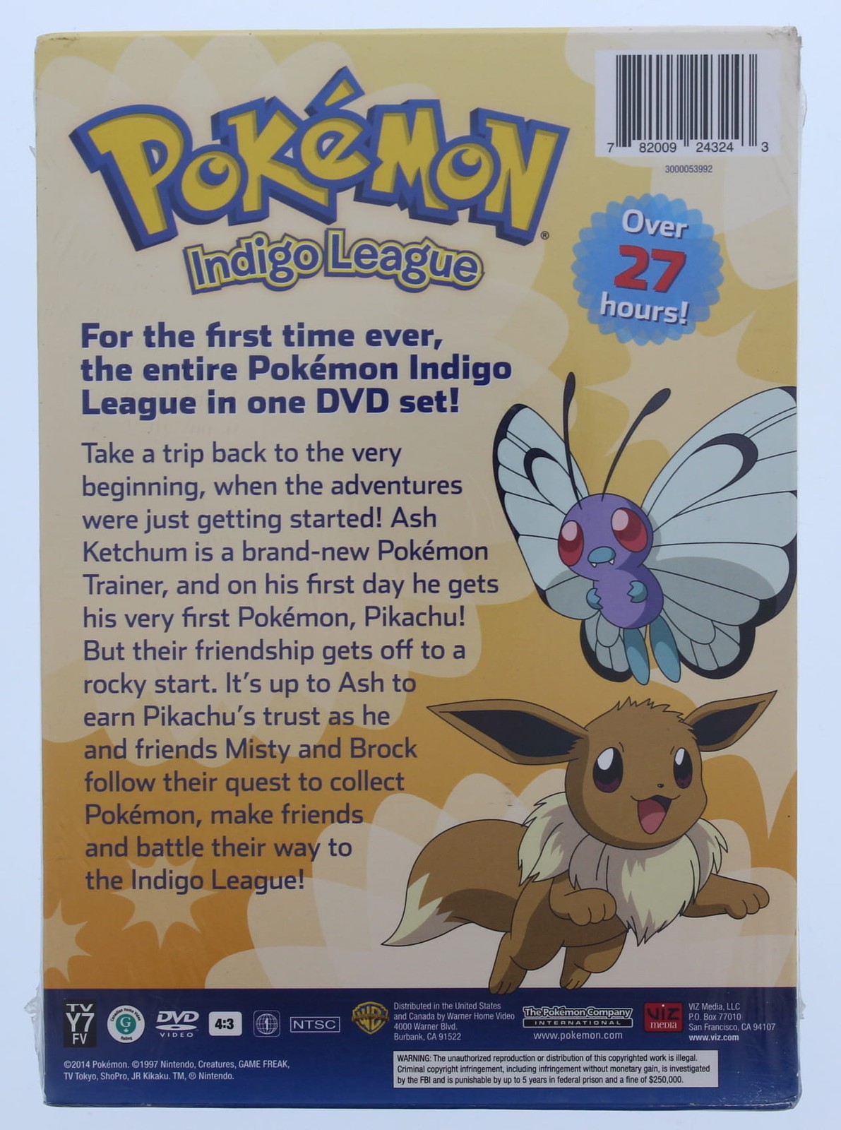 Pokemon Indigo League The Complete Collection DVD